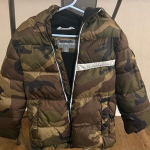 Michael Kors Kids Camouflage Puffer Jacket